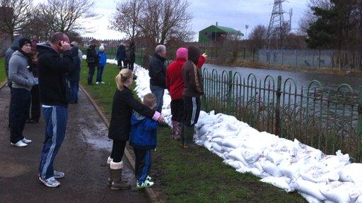 Connsbrook river in east Belfast