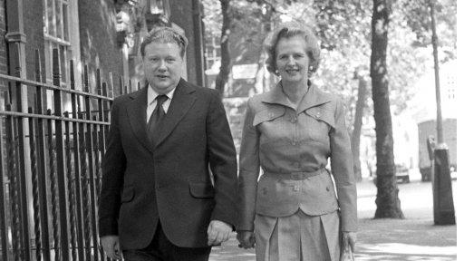 Lord McAlpine and Lady Thatcher