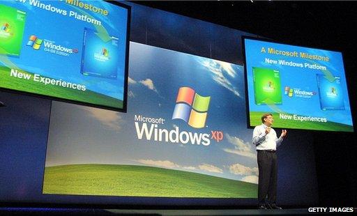 Windows XP launch