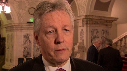 Peter Robinson has publicly backed health minister Edwin Poots