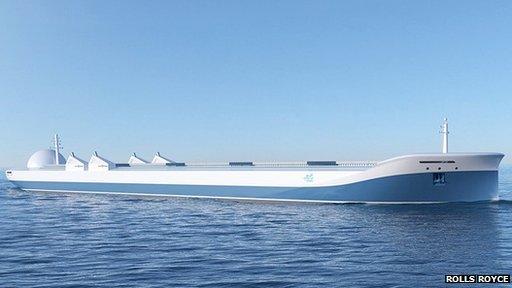 Rolls Royce drone ship