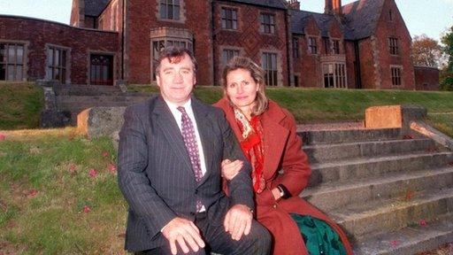 Dr Edward Haughey pictured with his wife, Mary, was among four people who died in the crash