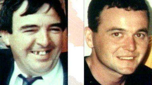 Eamon Fox, 44, and Gary Convie, 24, were shot dead by the Ulster Volunteer Force