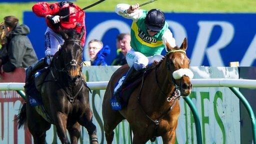 Al Co on his way to victory in the Scottish Grand National