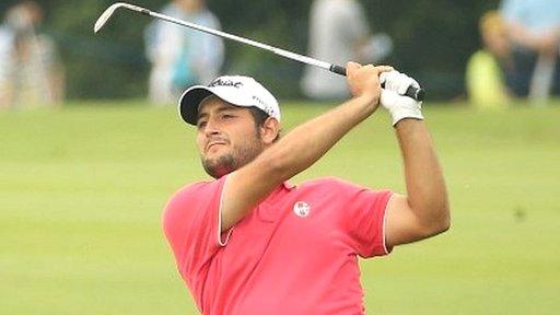 Alexander Levy in third round action at the China Open