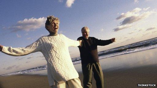 couple on beach