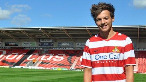 One Direction's Louis Tomlinson Doncaster Rovers