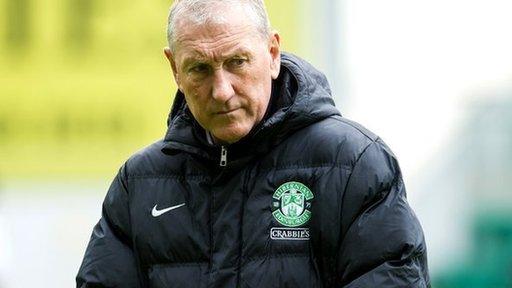 Hibernian manager Terry Butcher