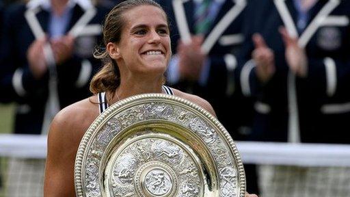 Tennis coach Amelie Mauresmo