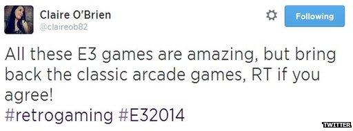 E3 tweet