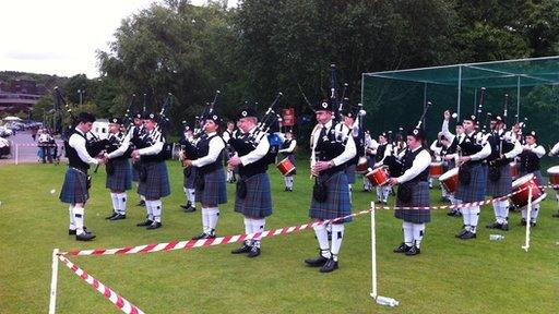More than 100 bands from all over Ireland and Britain participated at the event