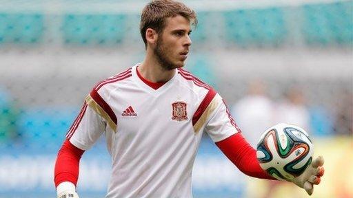 Spain goalkeeper David De Gea