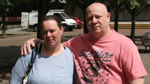 Glen Perkins and his wife, Louise, from Shrewsbury