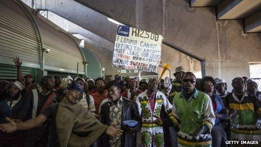 South African miners