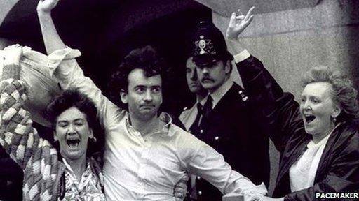 Gerry Conlon on his release