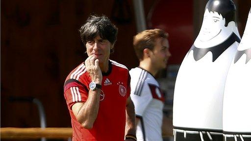 Germany coach Joachim Low in training