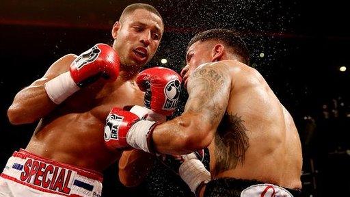 British boxer Kell Brook fights Mexican Alvaro Robles