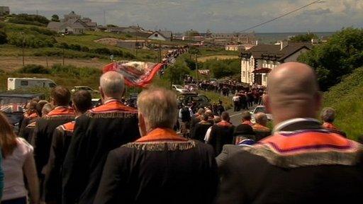 Orangemen in Rossnowlagh