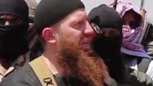 Omar al-Shishani (undated image from Isis-affiliated Twitter account)