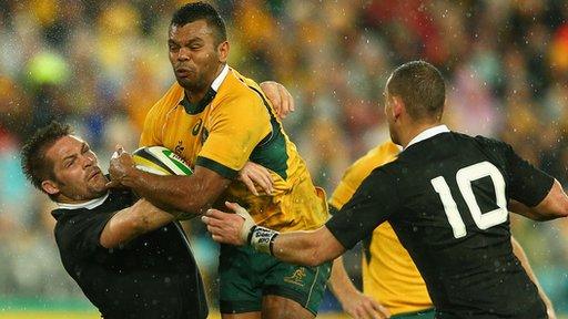 Kurtley Beale in action