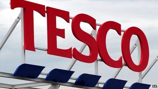 Tesco sign