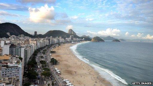 Copacabana beach