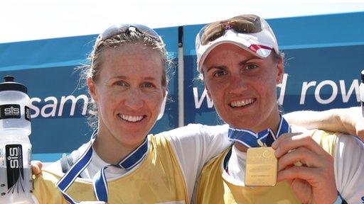 Helen Glover (left) and Heather Stanning