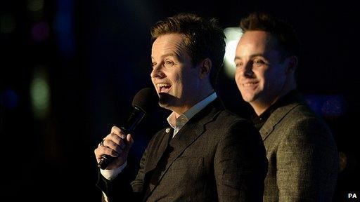 Ant and Dec performed the opening ceremony