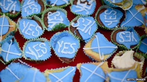 'Yes' campaign cupcakes