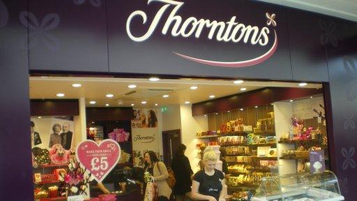 Thorntons shop front