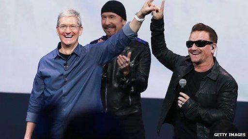 Tim Cook and U2