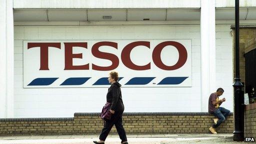 Tesco sign