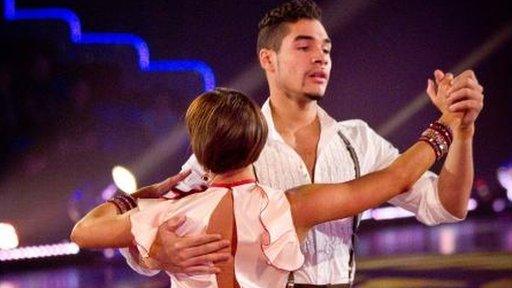 Louis Smith and Flavia Cacace