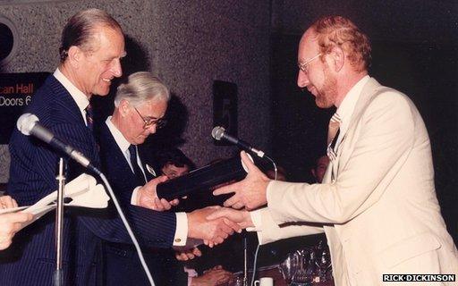 Sir Clive Sinclair and the Duke of Edinburgh