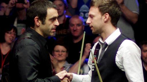 Ronnie O'Sullivan and Judd Trump