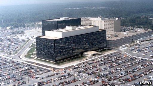 NSA building in Fort Meade