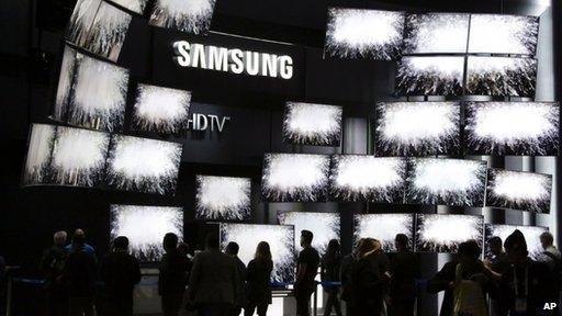 TV display at CES