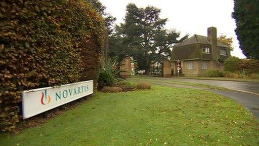 Novartis site in Horsham