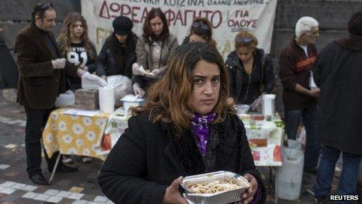 Greek soup kitchen