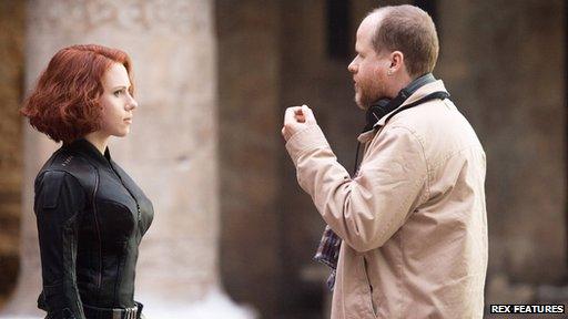 Scarlett Johansson and Joss Whedon