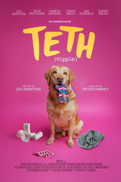 Fe gafodd y ffilm Teth ei hysgrifennu gan Leo Drayton a'i chyfarwyddo gan Peter Darney