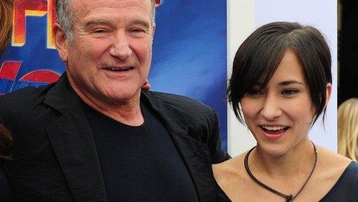 Robin Williams and his daughter Zelda pictured together in November 2011