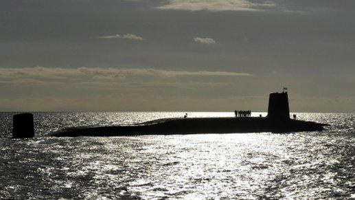 Trident nuclear submarine