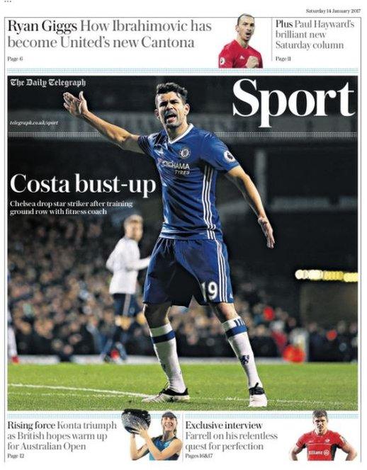 Daily Telegraph back page