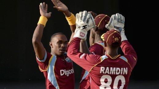 West Indies celebrate