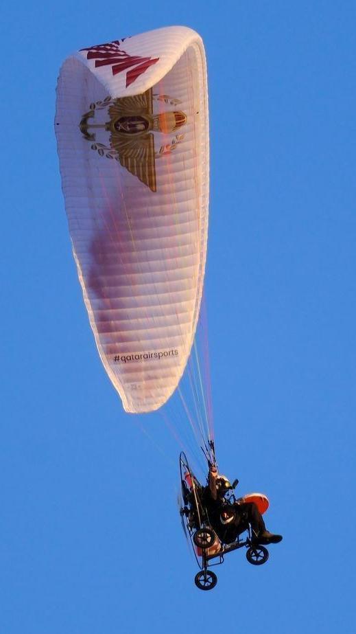 A paramotor 