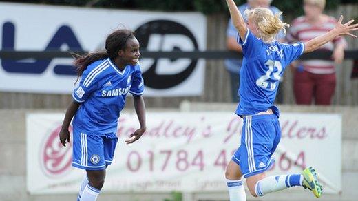 Chelsea players celebrate