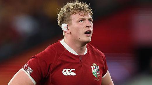 Jac Morgan of the British & Irish Lions looks on during the second test of the series between Australia Wallabies and British & Irish Lions at the Melbourne Cricket Ground on July 26, 2025 in Melbourne, Australia.