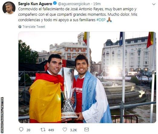 Jose Antonio Reyes and Sergio Aguero