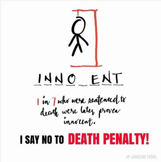 Facebook image by JP Penol against death penalty - cleared